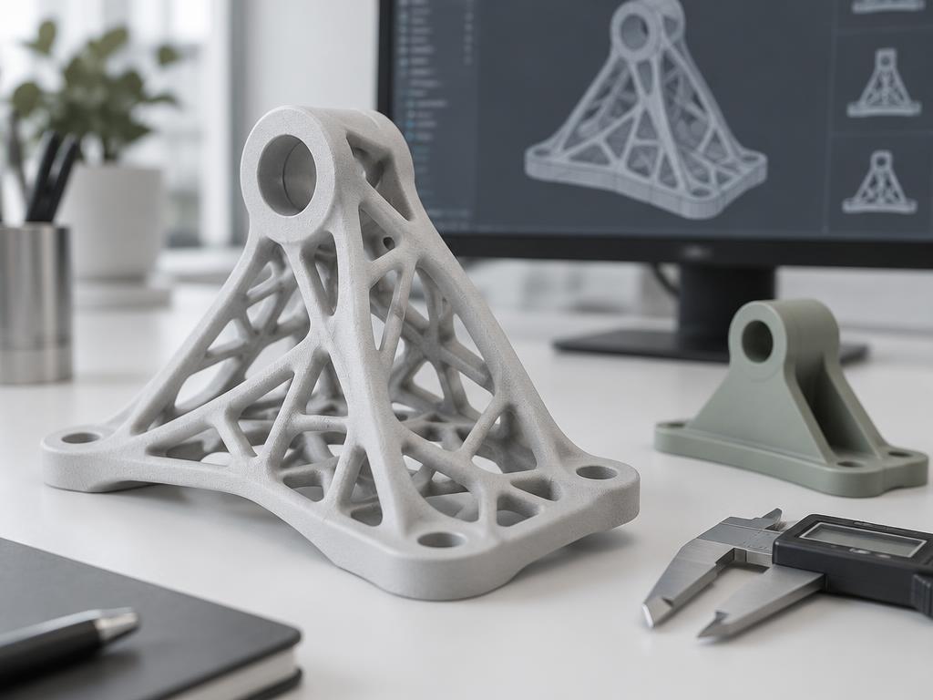 Illustrative precision-designed lattice and mechanical components